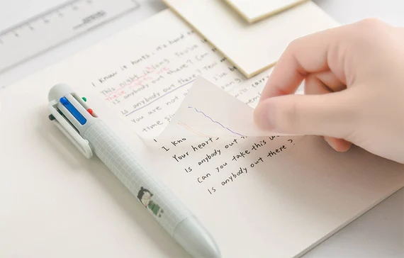 Transparent Sticky Note